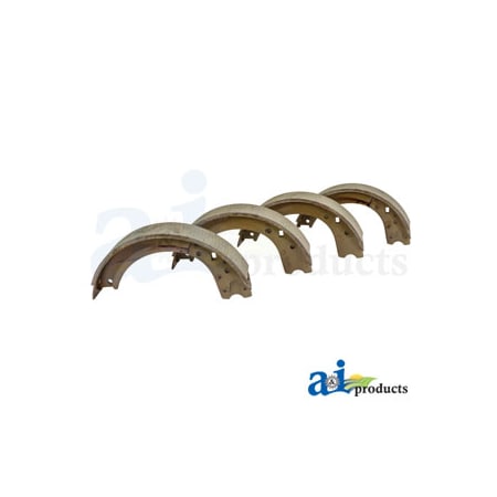 A & I Products Brake Shoes, Drum Type 6.9" x11.5" x6.3" A-8N2200B